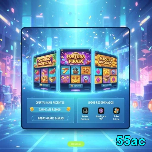 Tela de acesso rápido ao cassino online 55ac.