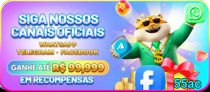 Serviços VIP da 55ac com recompensas e canais oficiais.