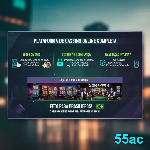 Cassino online 55ac com slots VIP e segurança avançada.
