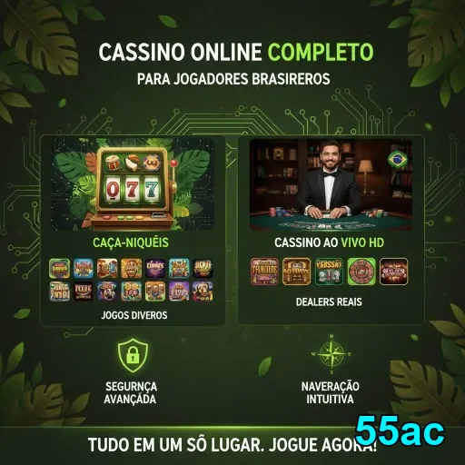 Interface de slot games VIP no 55ac destacando jogos diversos.