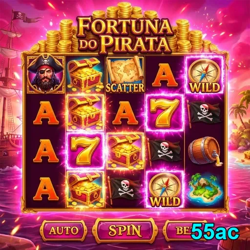 Slot game Fortuna do Pirata disponível na 55ac para jogadores.