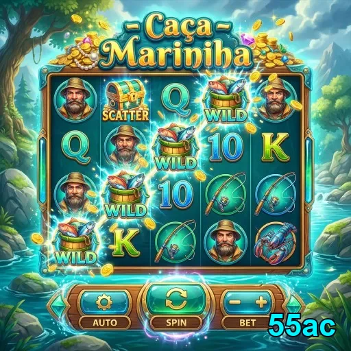 Imagem do jogo 'Caça Marinhaba' disponível na 55ac.