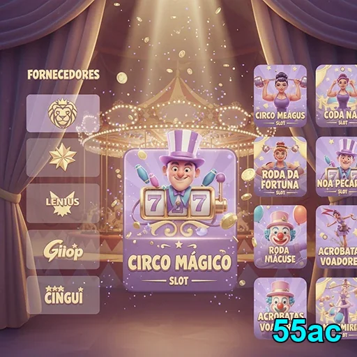 Tela do jogo Circo Mágico apresentada na 55ac.